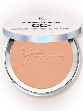 It cosmetics NIB CC+ Airbrush Perfecting Powder Foundation in Tan $42 Retail